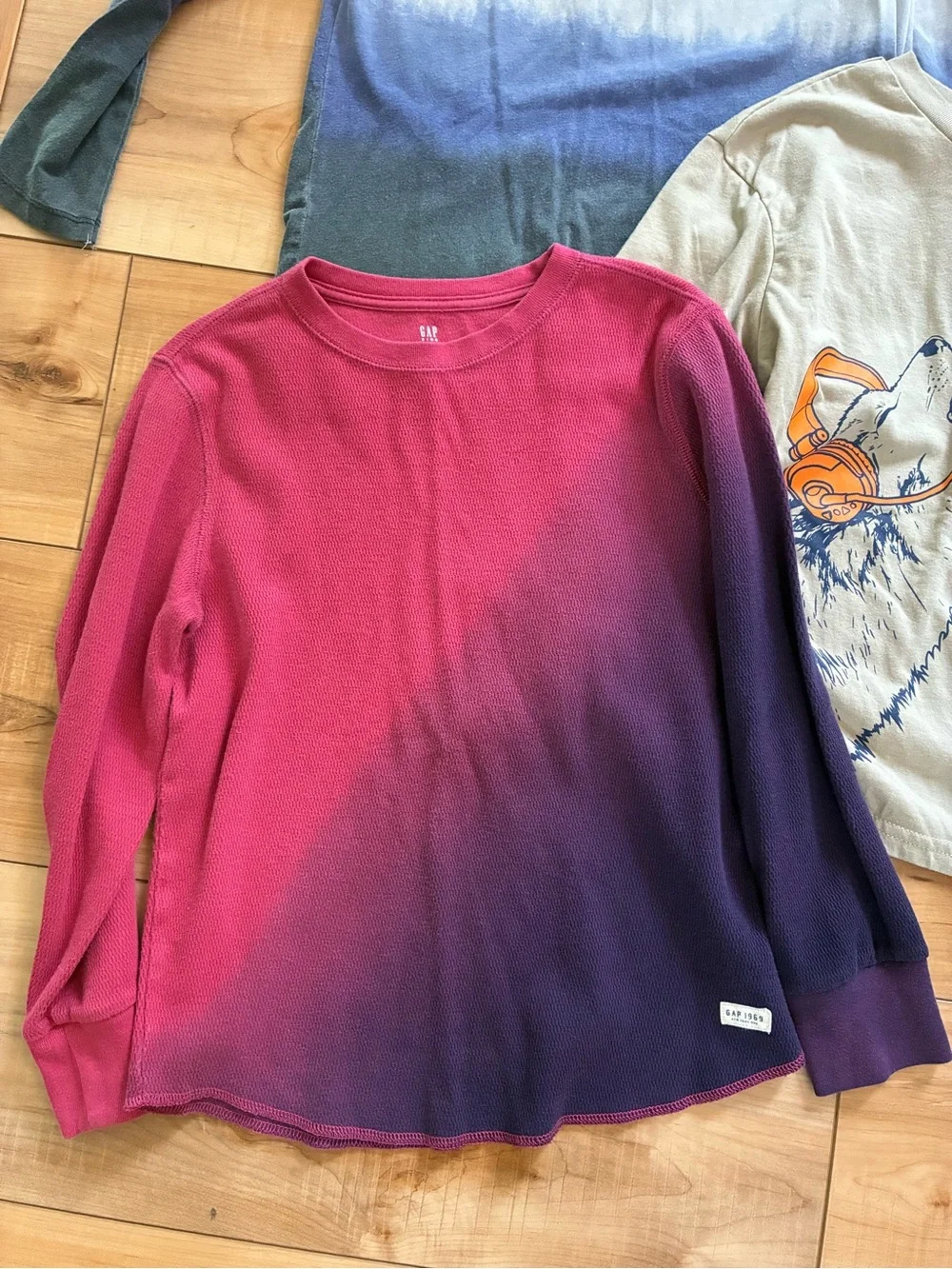 Boys long sleeve shirt lot of 3-GAP Kids Ombré, uncommon threads & Zara